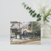 Carte Postale Amishman Parking Buggy (Debout devant)