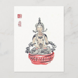 Carte postale Amitayus Bouddha Art