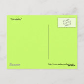 Carte Postale Amitié (Dos)