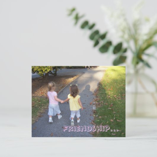 Carte Postale Amitié (Debout devant)