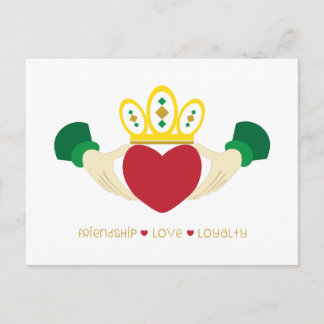 Carte Postale Amitié*Amour*loyauté