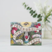 Carte Postale Amitié, Amour, Vérité Vintage (Debout devant)