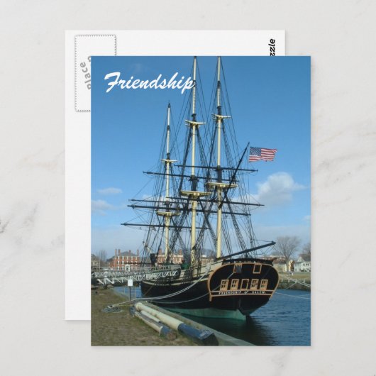 Carte Postale Amitié de Salem (Devant / Derrière)