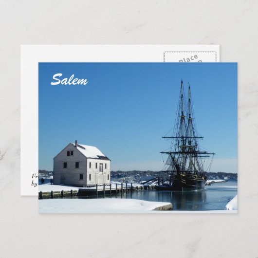Carte Postale Amitié de Salem (Devant / Derrière)