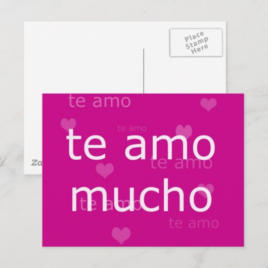 Carte postale Amo (Devant / Derrière)