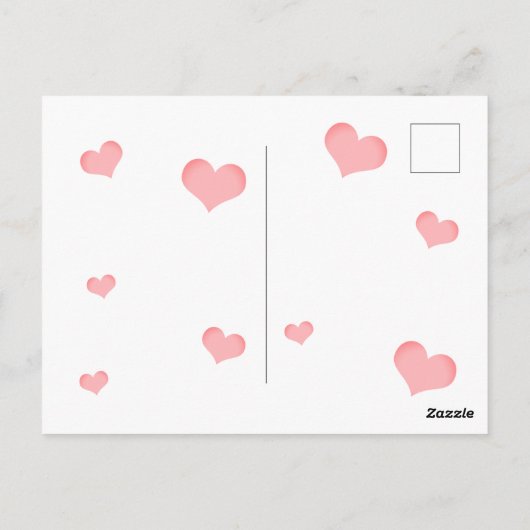 Carte postale - AMO de Te (Dos)