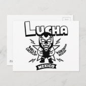 CARTE POSTALE AMO LA LUCHA LIBRE#5 (Devant / Derrière)