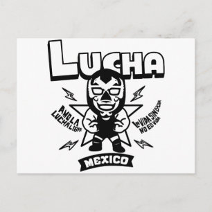 CARTE POSTALE AMO LA LUCHA LIBRE#5