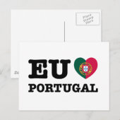 Carte Postale Amo Portugal (Devant / Derrière)