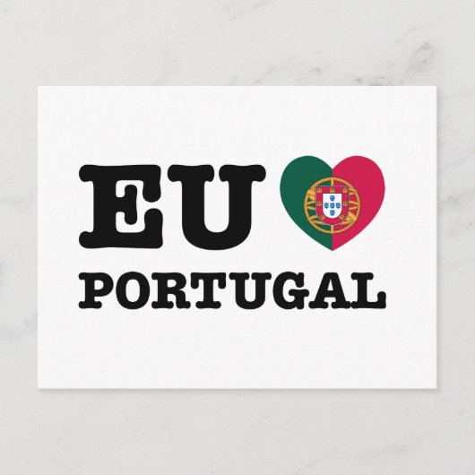 Carte Postale Amo Portugal (Devant)