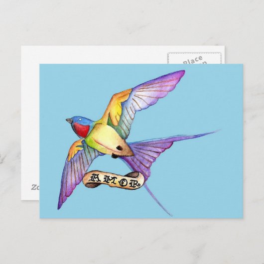 Carte Postale Amor (Devant / Derrière)