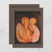 Carte Postale Amor - Abstrait par Gene Foltuz Mini Print (Devant / Derrière)