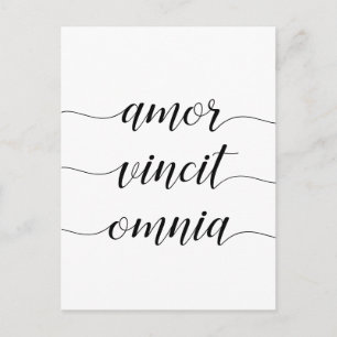 Carte Postale Amor vincit omnia inspiration