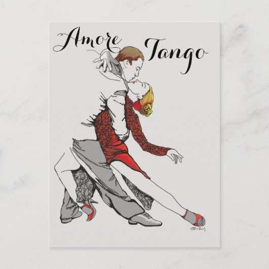 Carte Postale Amore Tango (Devant)