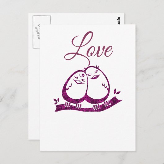 Carte Postale Amour (Devant / Derrière)