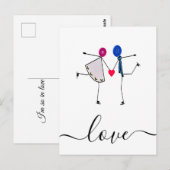 Carte Postale amour (Devant / Derrière)