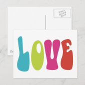 Carte Postale Amour (Devant / Derrière)