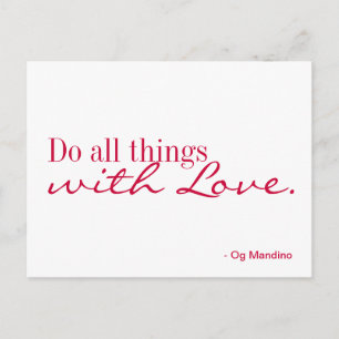 Carte postale - Amour