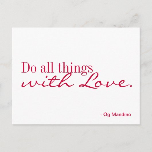 Carte postale - Amour (Devant)