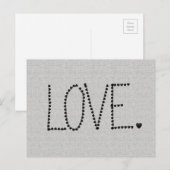 Carte Postale Amour (Devant / Derrière)