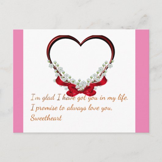 Carte Postale Amour (Devant)