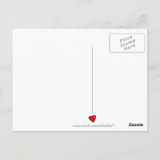 Carte Postale Amour (Dos)