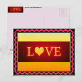 Carte Postale Amour (Devant / Derrière)