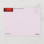 Carte Postale Amour (Dos)