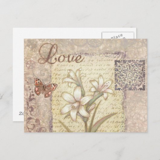 Carte Postale Amour (Devant / Derrière)