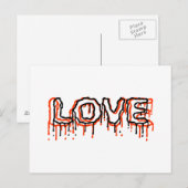 Carte Postale Amour (Devant / Derrière)
