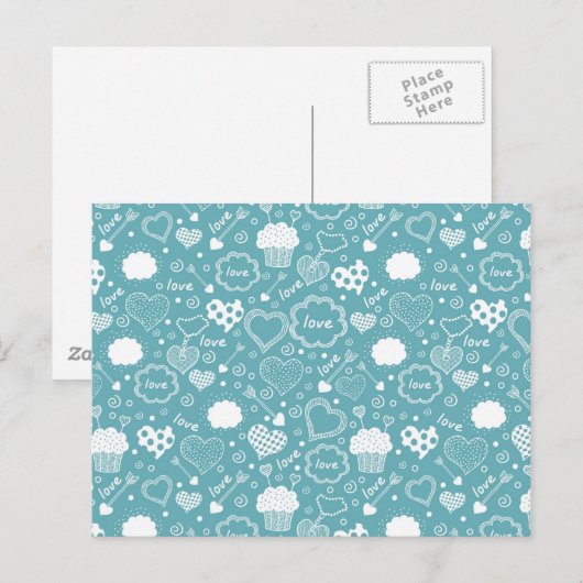 Carte Postale Amour (Devant / Derrière)