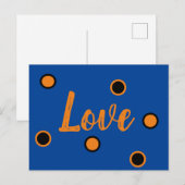 Carte Postale Amour (Devant / Derrière)