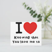 Carte Postale Amour ! (Debout devant)