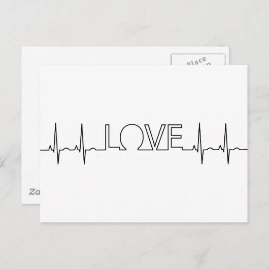 Carte Postale Amour (Devant / Derrière)