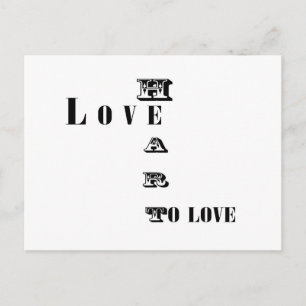 Carte Postale Amour