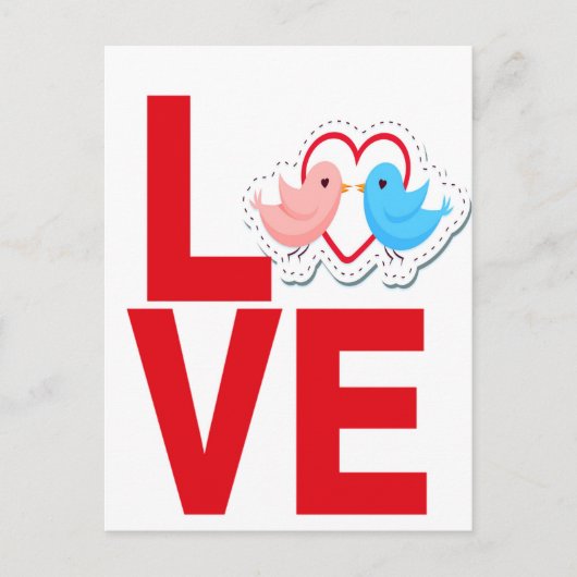 Carte Postale amour (Devant)