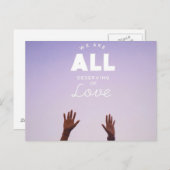 Carte Postale Amour (Devant / Derrière)