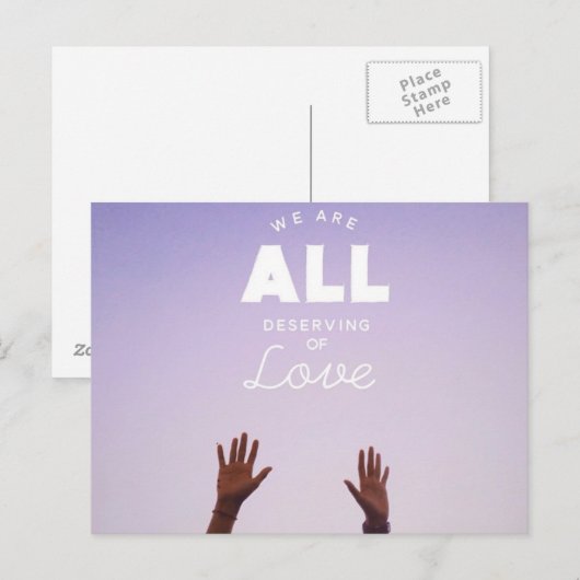 Carte Postale Amour (Devant / Derrière)