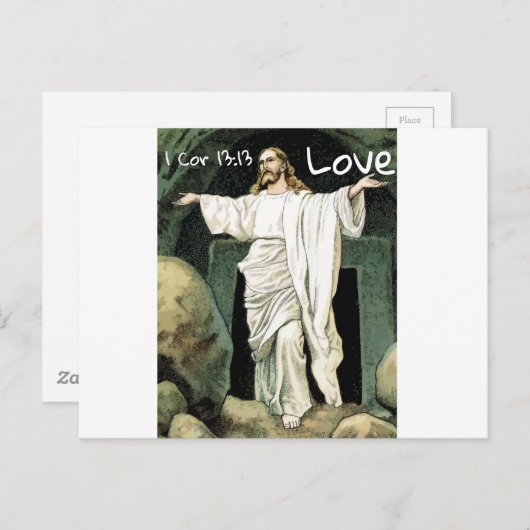 Carte Postale Amour (Devant / Derrière)