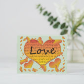 Carte Postale Amour 1 Corinthiens 13 Coeurs (Debout devant)