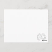 Carte Postale Amour 1 Corinthiens 13 Coeurs rose Zèbre (Dos)