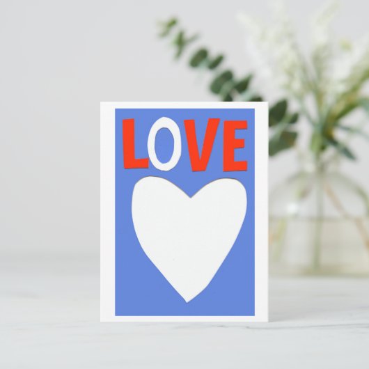 CARTE POSTALE AMOUR 2 (Debout devant)