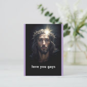 Carte Postale amour à vous gays (Debout devant)