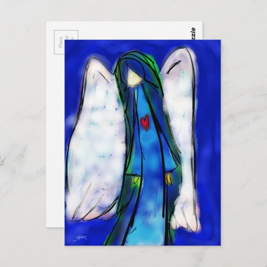 Carte Postale Amour Angel (Devant / Derrière)