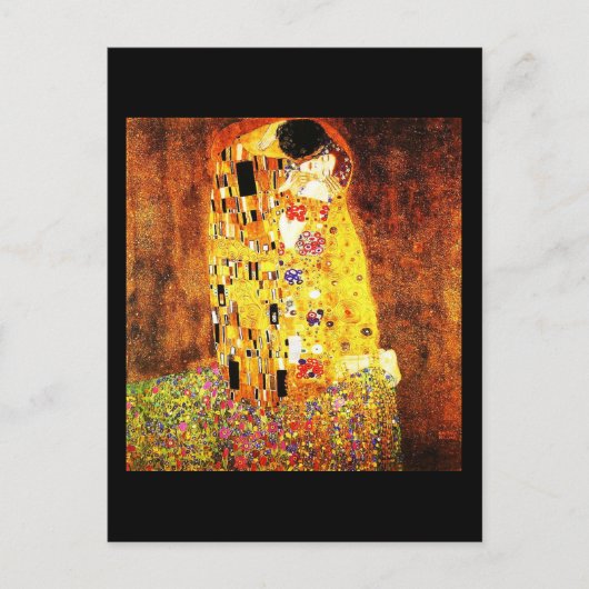 Carte Postale-Amour Art-Klimt-Kiss (Devant)