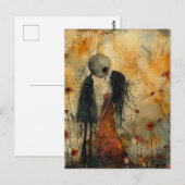 Carte Postale Amour Art Sombre (Devant / Derrière)