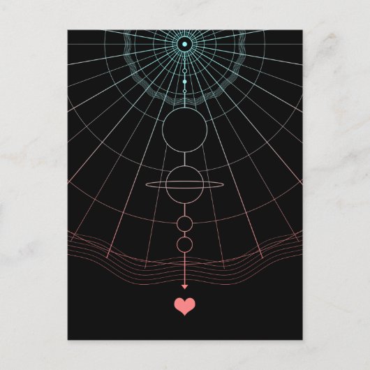 Carte Postale amour au-delà (Devant)