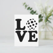 Carte Postale Amour au flocons (Debout devant)