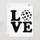 Carte Postale Amour au flocons (Devant / Derrière)