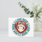 Carte Postale Amour Beer Monkey (Debout devant)
